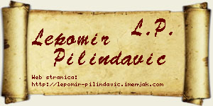 Lepomir Pilindavić vizit kartica